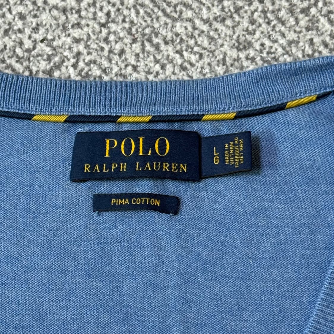 폴로 랄프로렌 브이넥 니트 남성용 L 상품이미지4