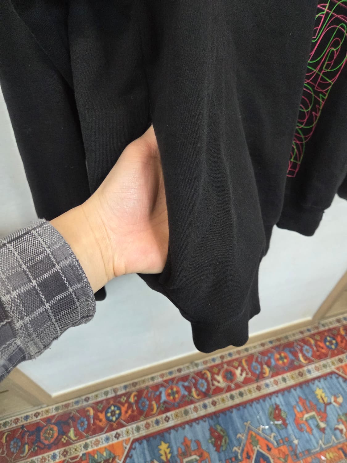 디스이즈네버댓 입체로고 사이드포켓 후드티 L 상품이미지7