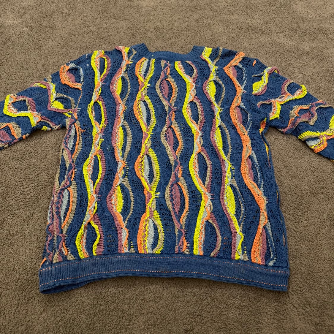 [ 정품/S ] 쿠지 빈티지 케이블 니트티 상품이미지4