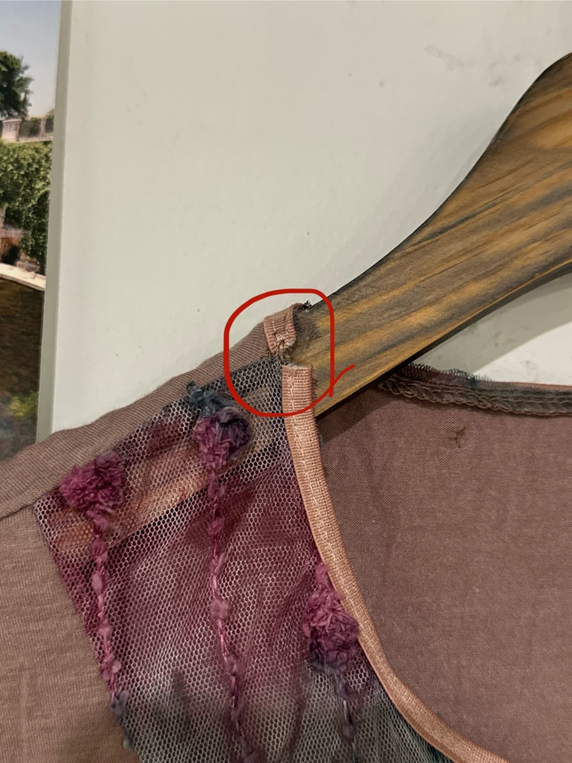 메쉬 레이어드 긴팔 티셔츠 상품이미지6