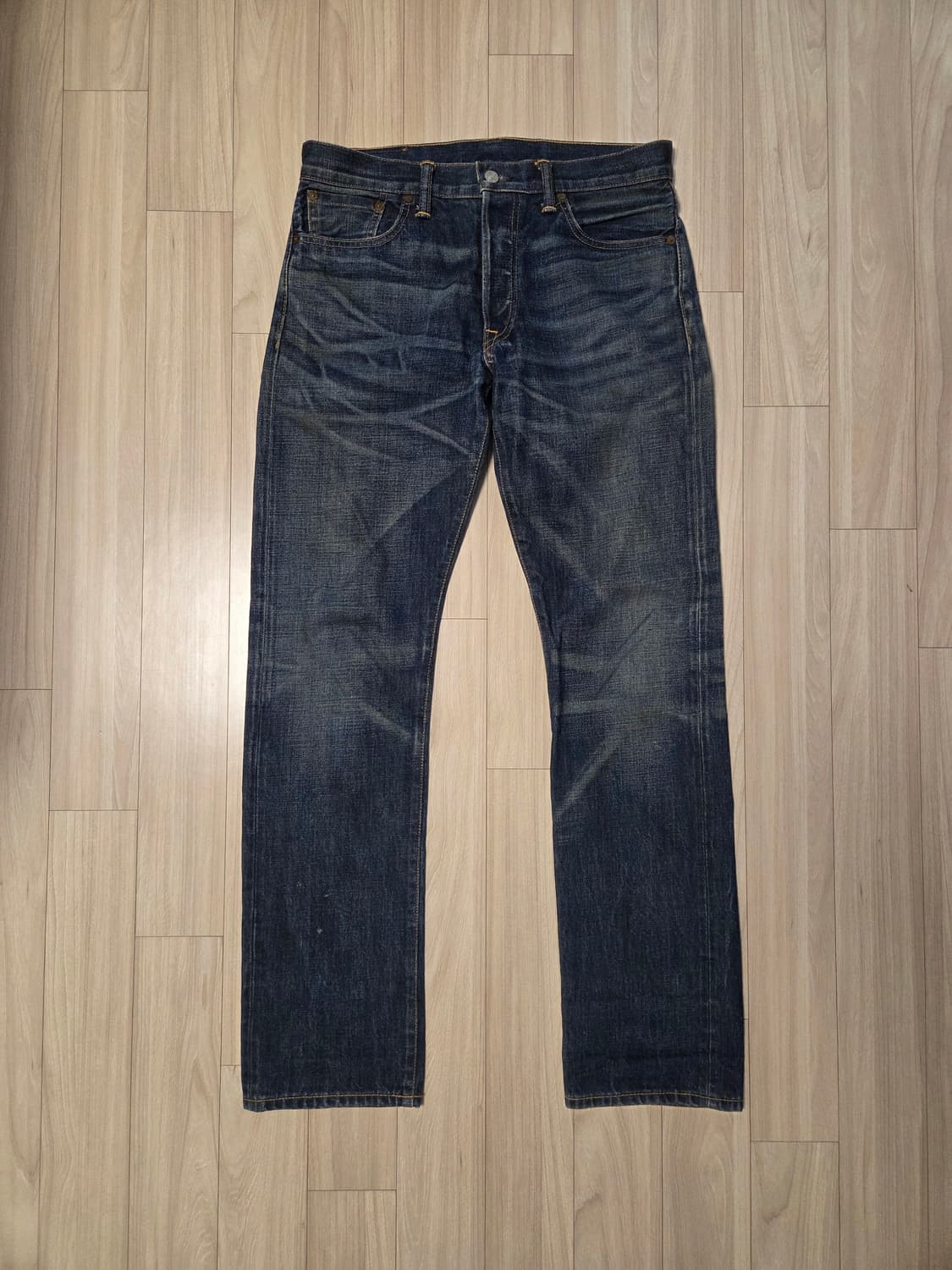 RRL 더블알엘 스트레이트 셀비지 데님 30/32. 상품이미지1
