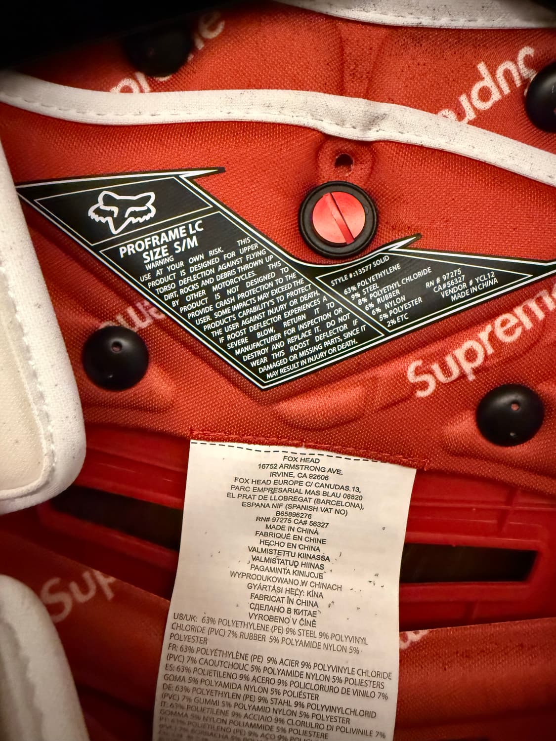 Supreme Fox Proframe deflector vest 상품이미지5