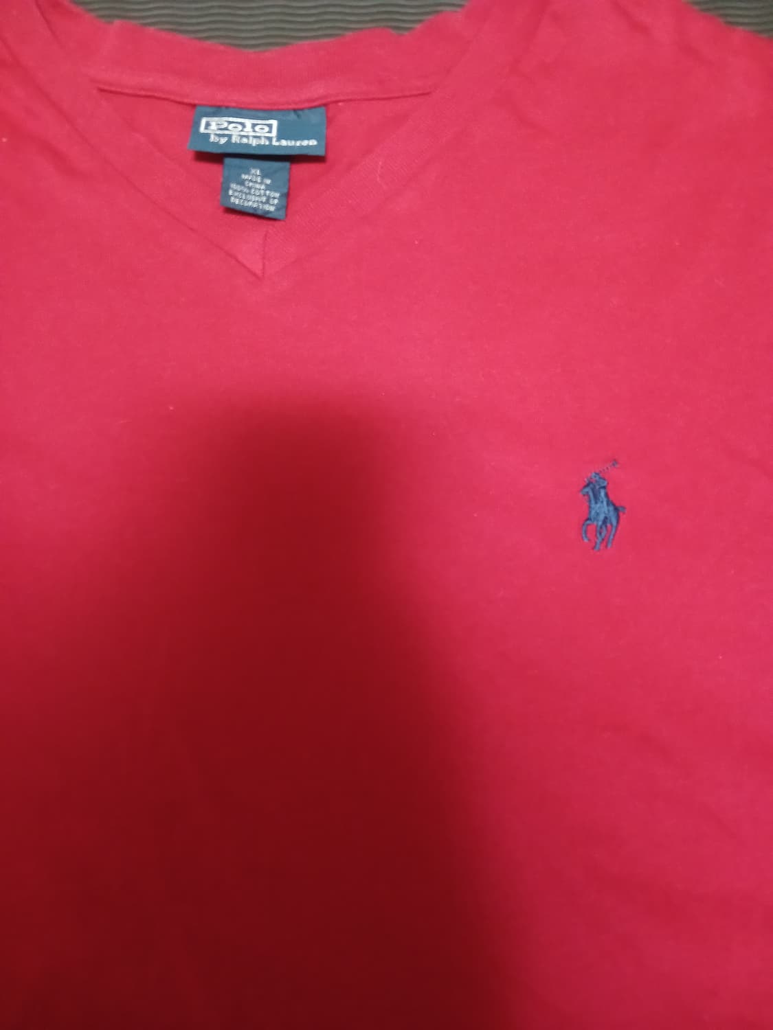 폴로 기본 레드 반팔티  상품이미지2