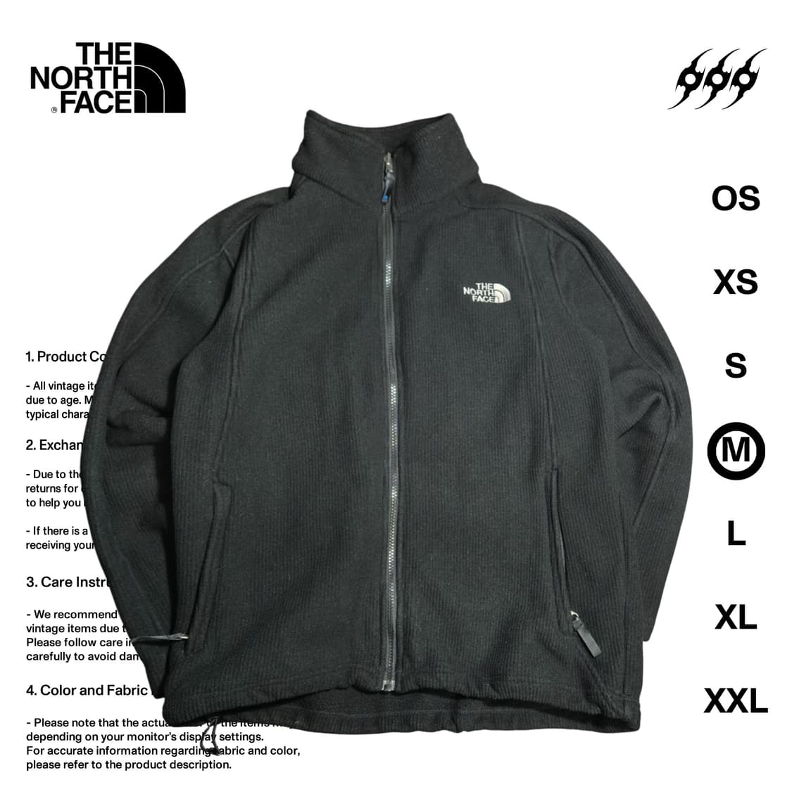 노스페이스 플리스 M사이즈 집업 자켓 상품이미지1