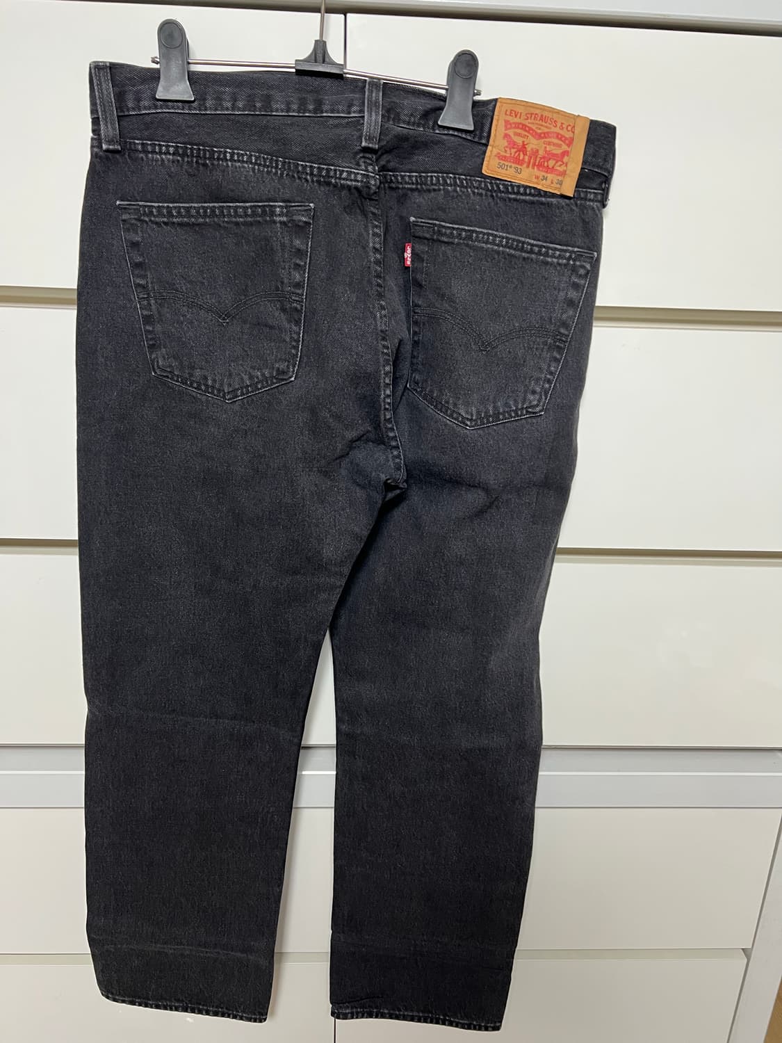 리바이스 501'93 블랙 데님 W34 L30 상품이미지2