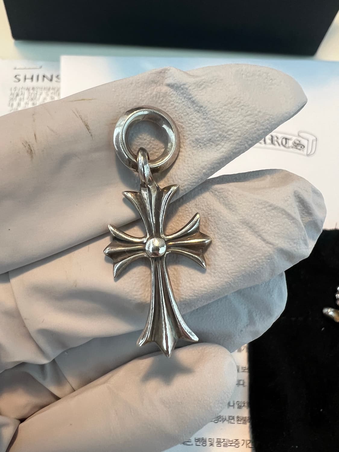 [26인치] 크롬하츠 타이니 크로스 + 정품 볼체인 상품이미지7