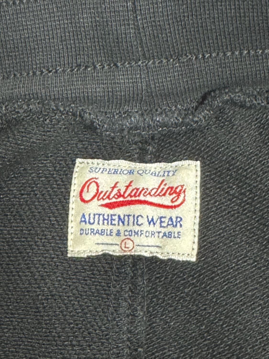 [아웃스탠딩] 어센틱 컴포트 스웨트 조거팬츠 블랙 상품이미지3