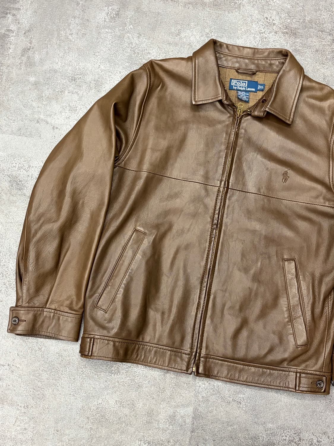 폴로 랄프로렌 맥스웰 브라운 양가죽 자켓 상품이미지2