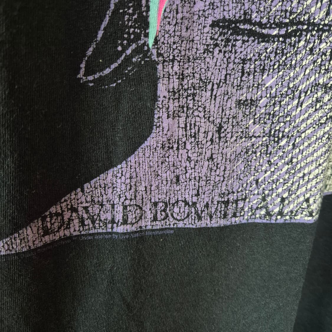 [M] 길단 GIldan 데이비드 보위 블랙 밴드 티셔츠 상품이미지3