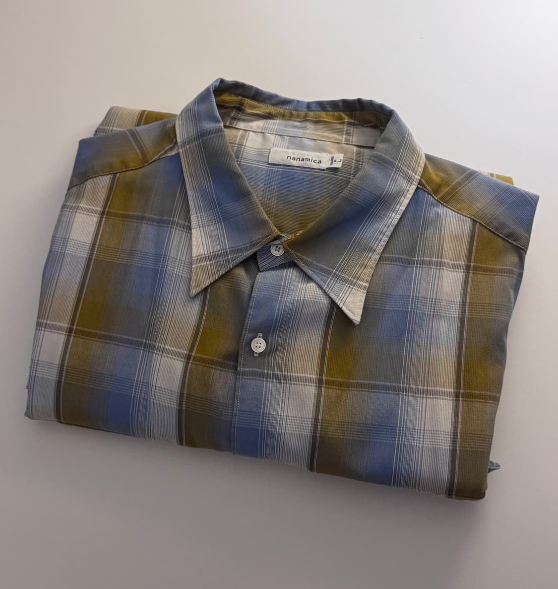 나나미카 레귤러 피케 셔츠 NANAMICA REGULAR COLLAR 상품이미지3