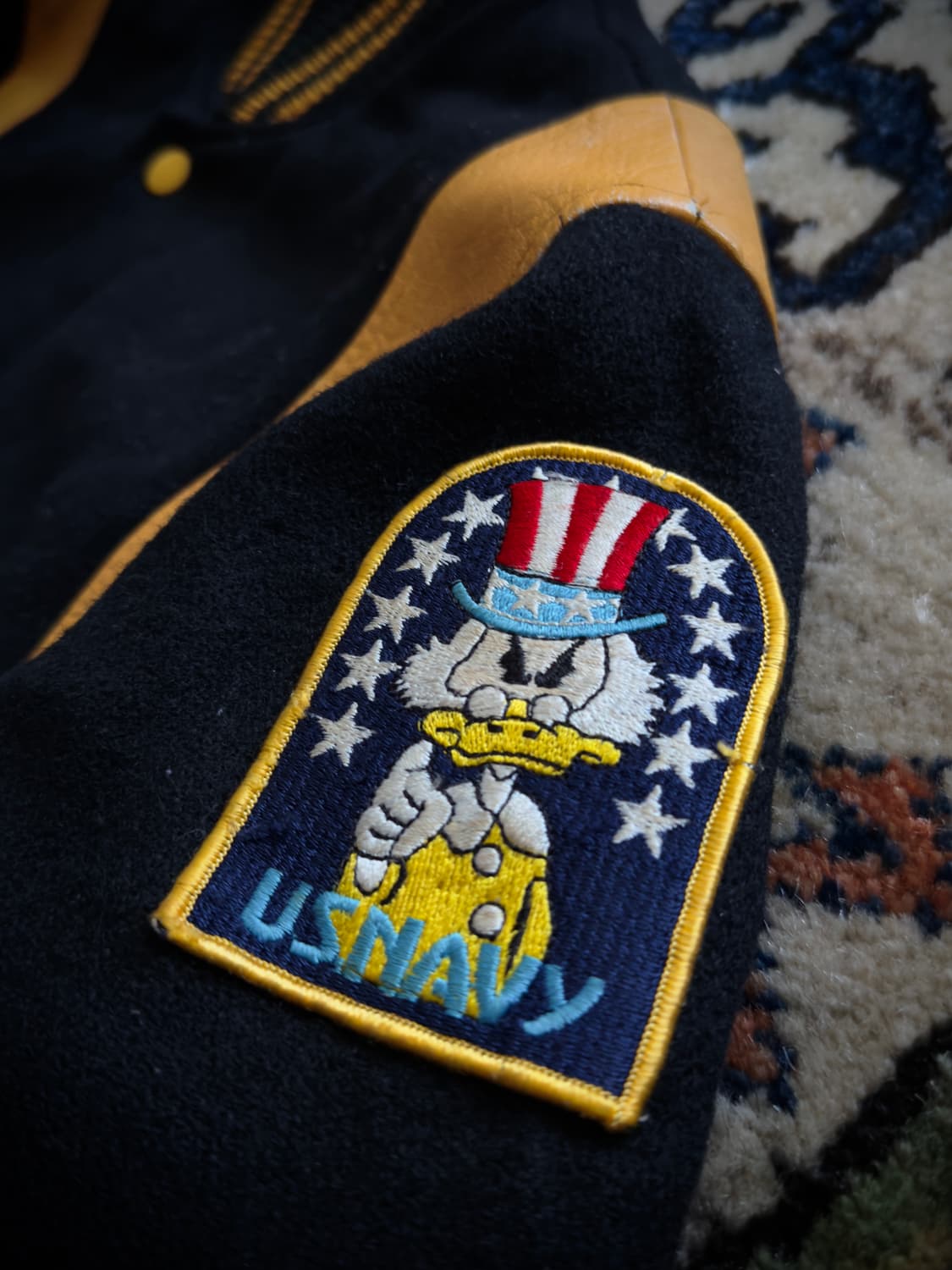 VTG My boy by ssk teddy wool varsity 상품이미지6