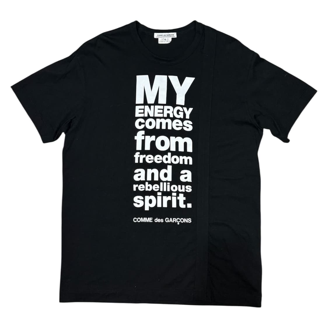 2021 꼼데가르송 자유와 혁명 정신 반팔 티셔츠 상품이미지1