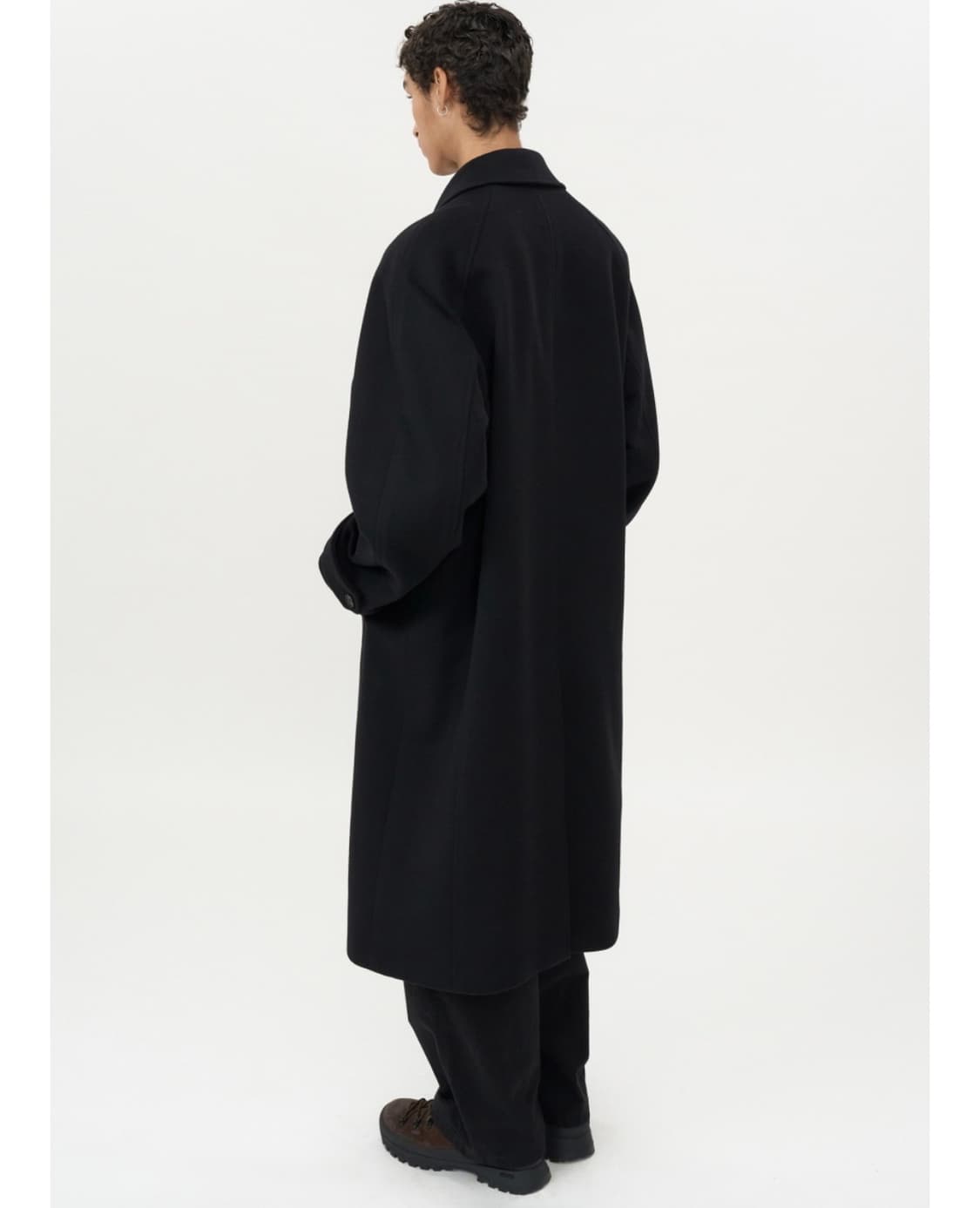 [인사일런스] 마펠 캐시미어 발마칸코트 black 상품이미지6