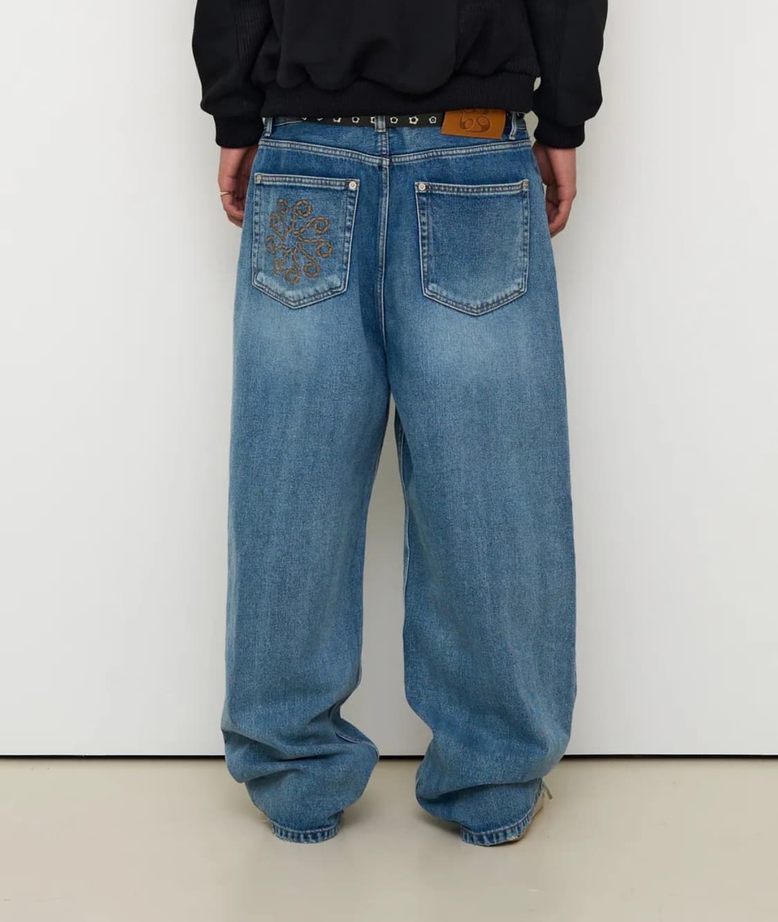 9999아카이브 Linking Wide Denim pants 상품이미지1