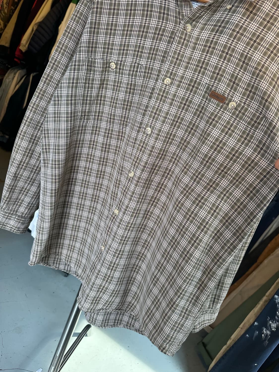 칼하트 코튼 체크 셔츠  상품이미지5