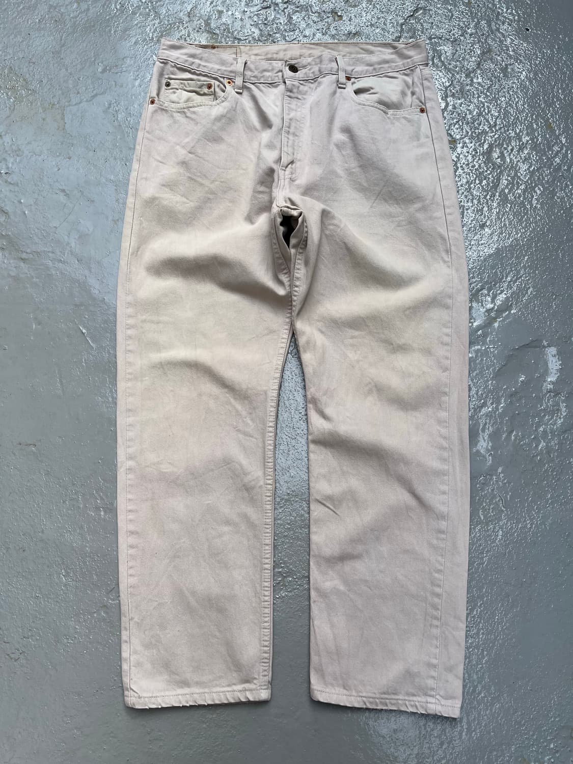 1990s Levis 616-02 Beige Jeans 상품이미지3