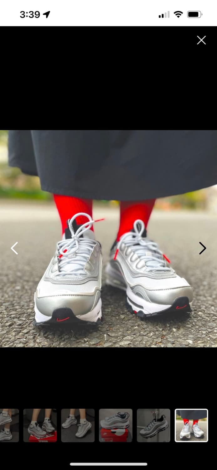 (새상품) 나이키 에어맥스 97 퓨추라 실버 240 상품이미지2