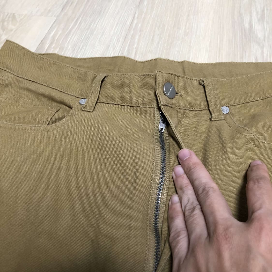 (L) 낫포너드 NOT4NERD 릴렉스핏 카펜터팬츠 브라운 낫포너드 바지 상품이미지8