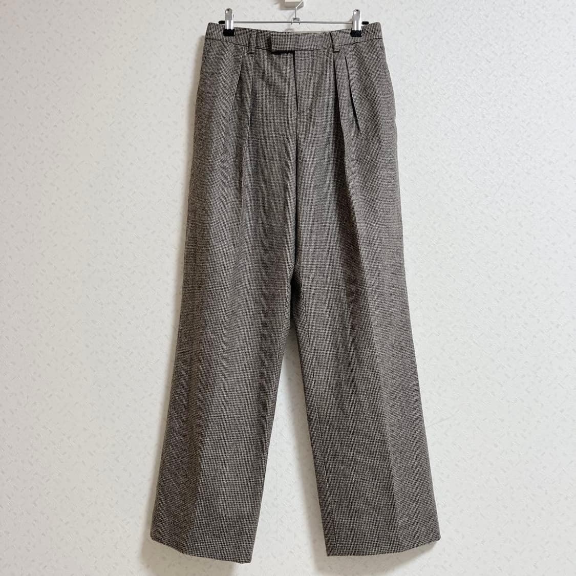 [블랙핑크 리사님 착용] 셀린느 마가렛 울 체크 팬츠 상품이미지3