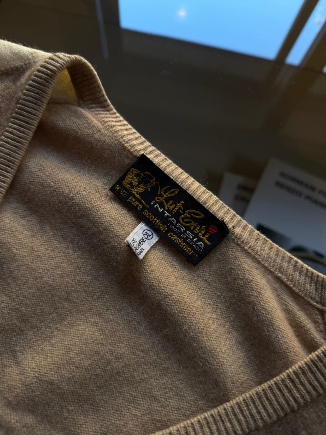 인타르시아 아가일 니트 남성100 상품이미지7