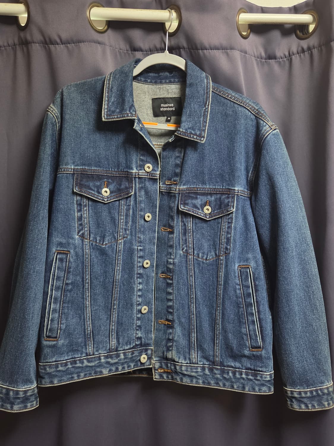 무신사스탠다드 데님 트러커 자켓 m 상품이미지4