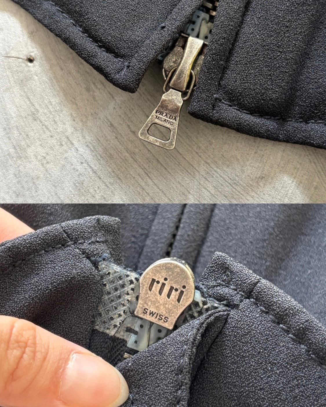 Prada 프라다 크롭 네이비 자켓 상품이미지9