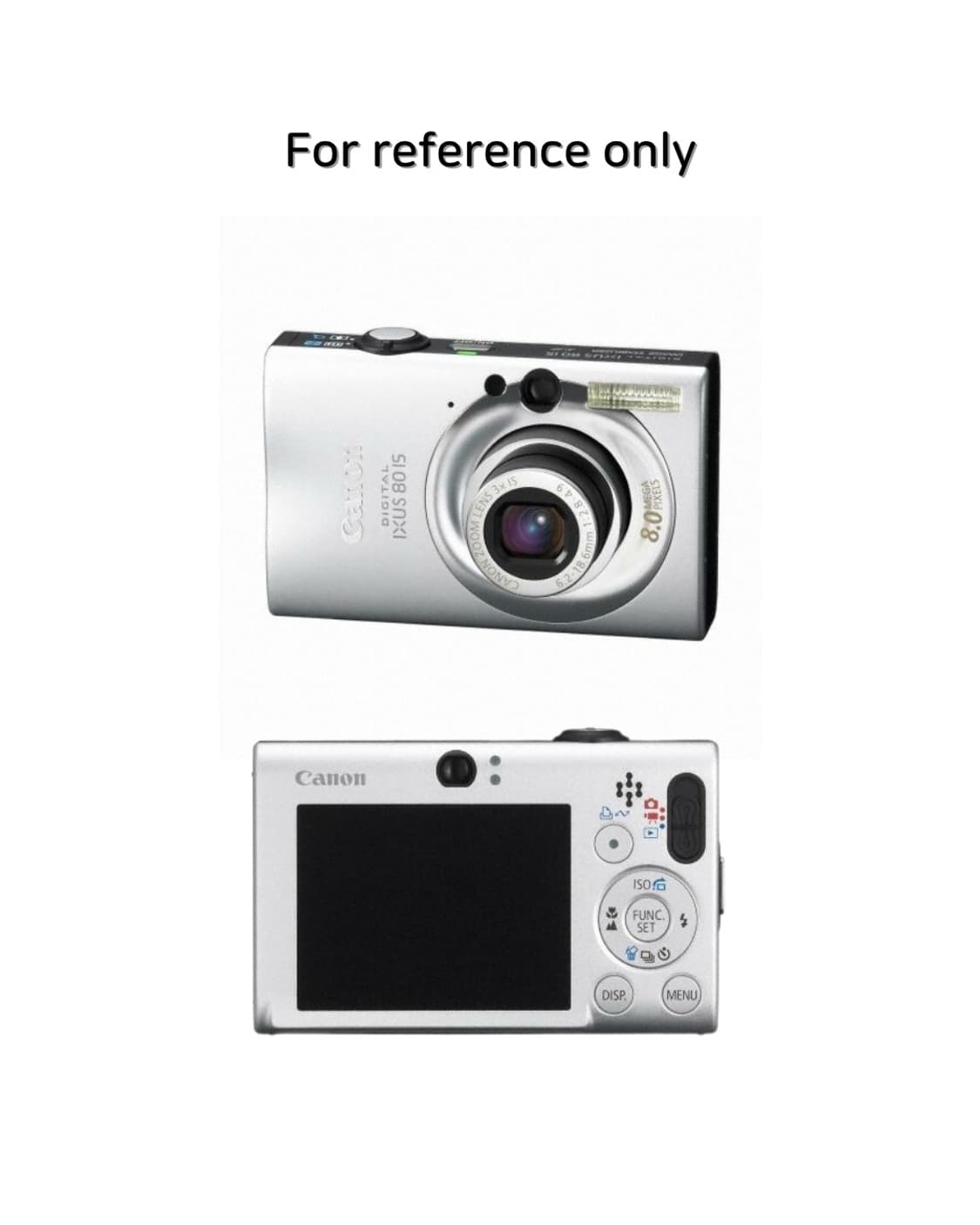 CANON IXUS 80 캐논 익서스 80 빈티지 디지털카메라 디카 상품이미지5