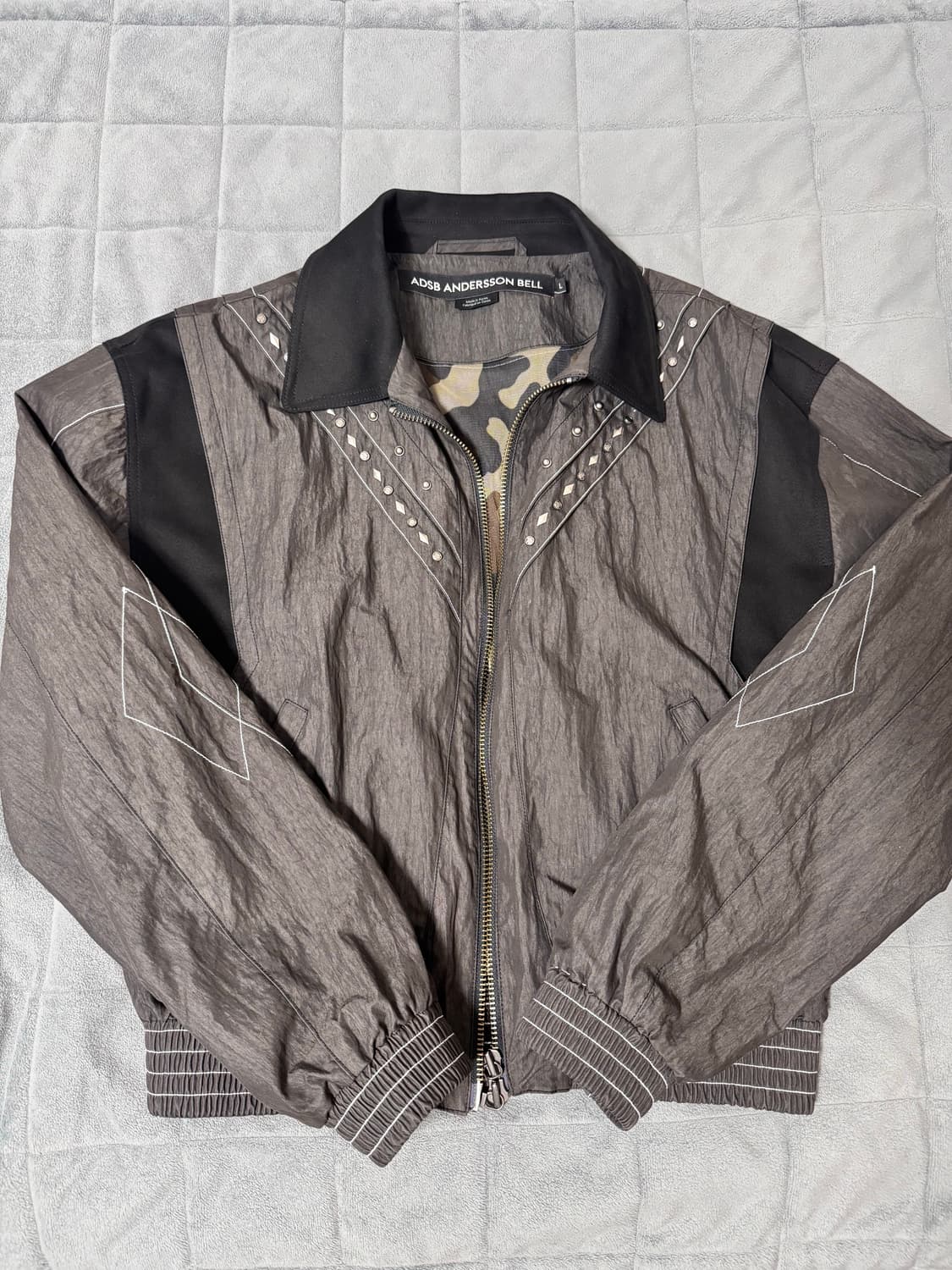 앤더슨벨 두아 메탈 블루종 자켓 L 상품이미지2