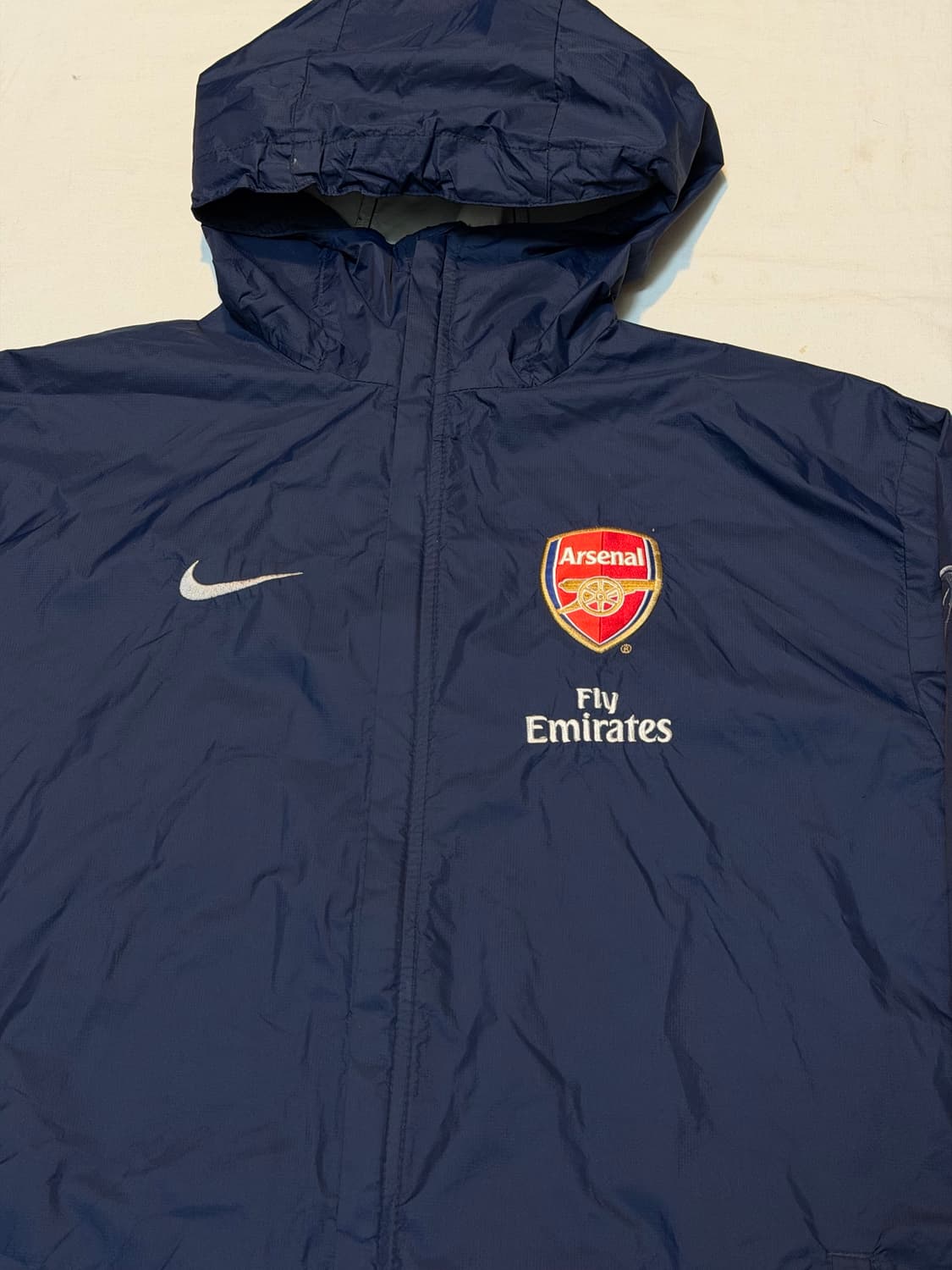 나이키 09-10 아스날 후디 바람막이 네이비 상품이미지2