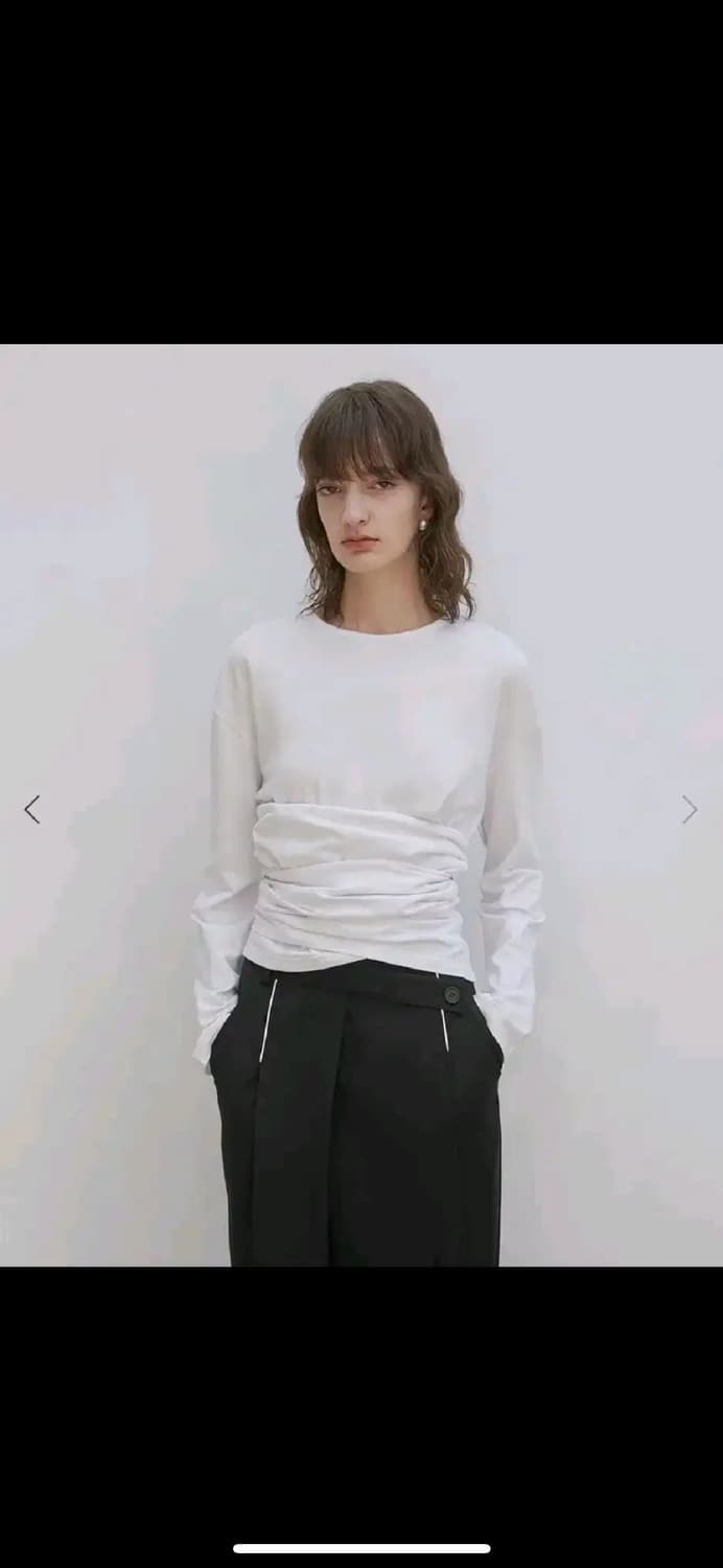 로우타이드 컷아웃 타이탑 화이트 상품이미지1