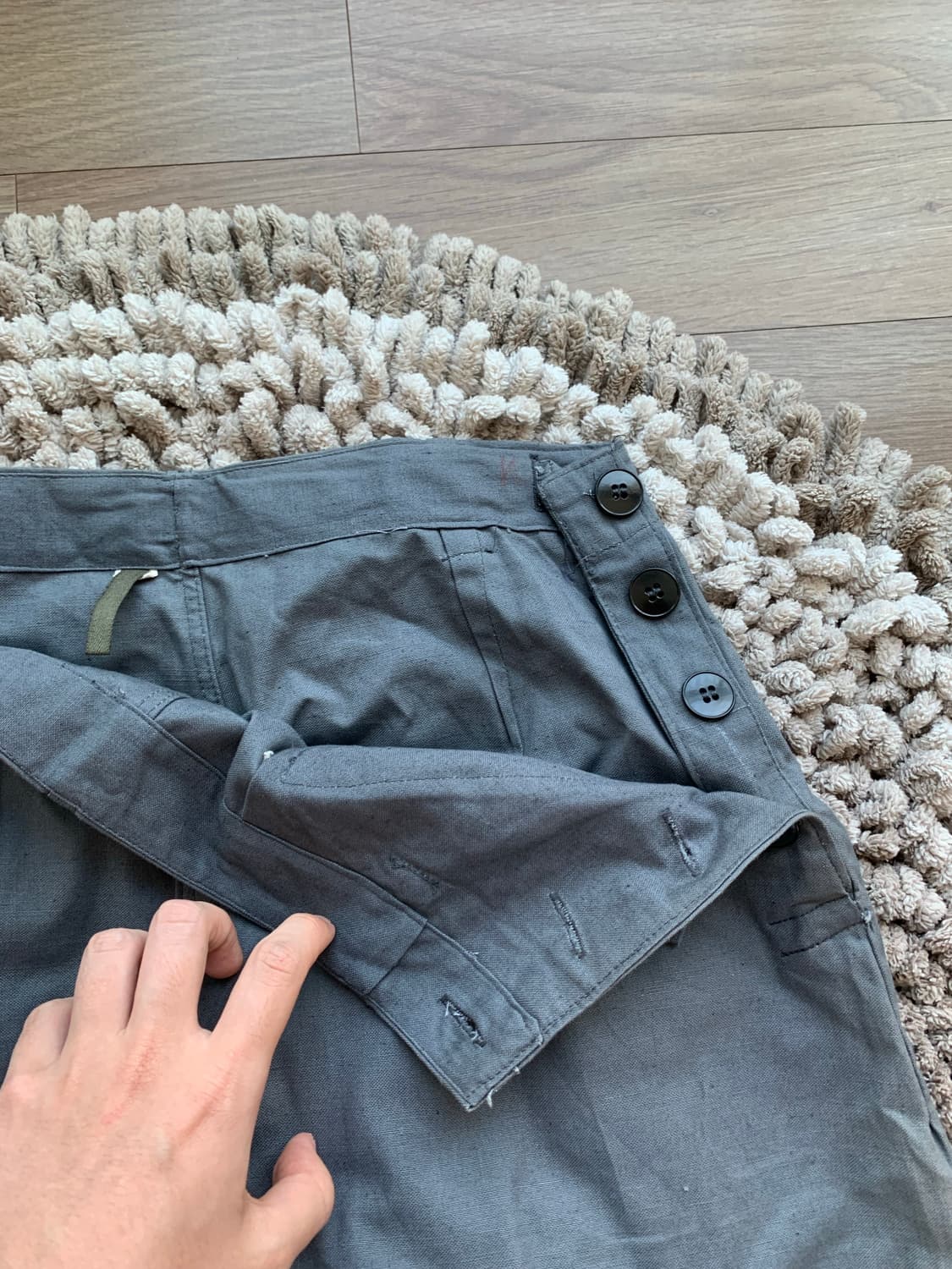 80s East germany  red cross pants 상품이미지2
