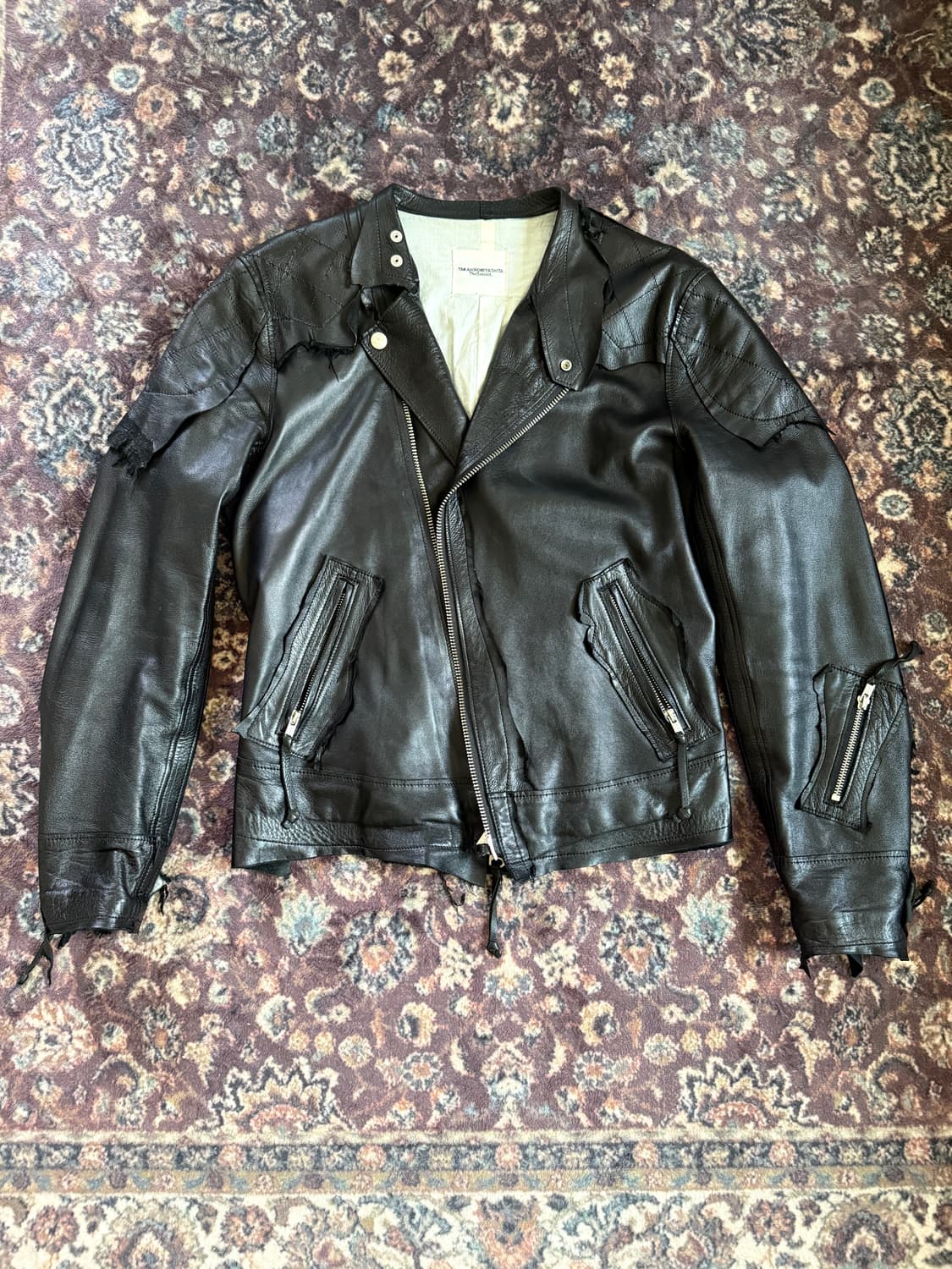 15AW 더 솔로이스트 러프아웃 레더자켓 48 상품이미지1