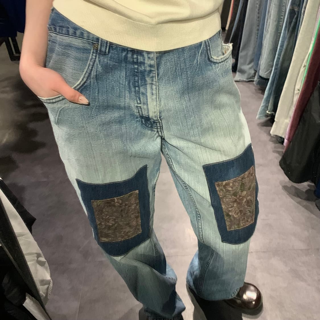 [IM] ROCAWEAR 패치워크 데님 팬츠 상품이미지5