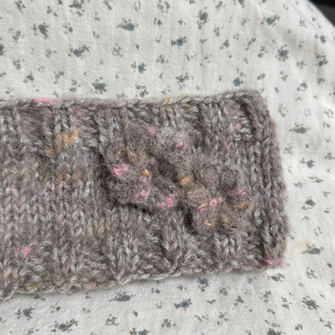 [핸드메이드] 뜨개 꽃 헤어밴드 상품이미지2