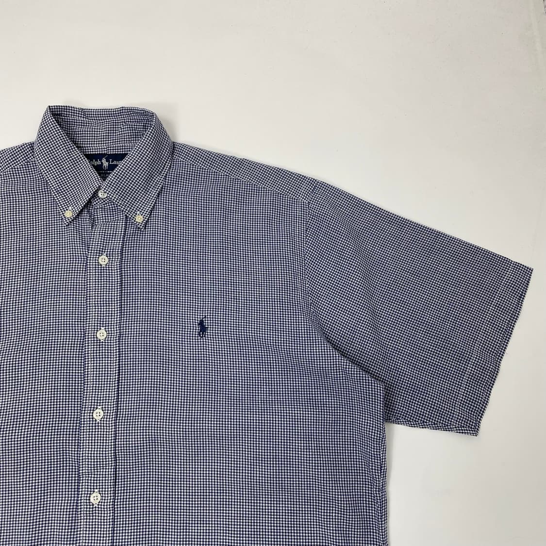 폴로 랄프로렌 체크 반팔 셔츠 상품이미지2