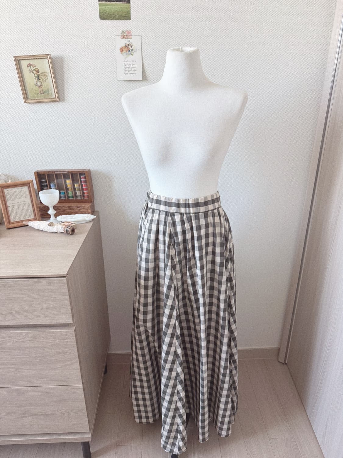 니코앤드 체크스커트 + 아이보리니트 (단품구매가능) 상품이미지2