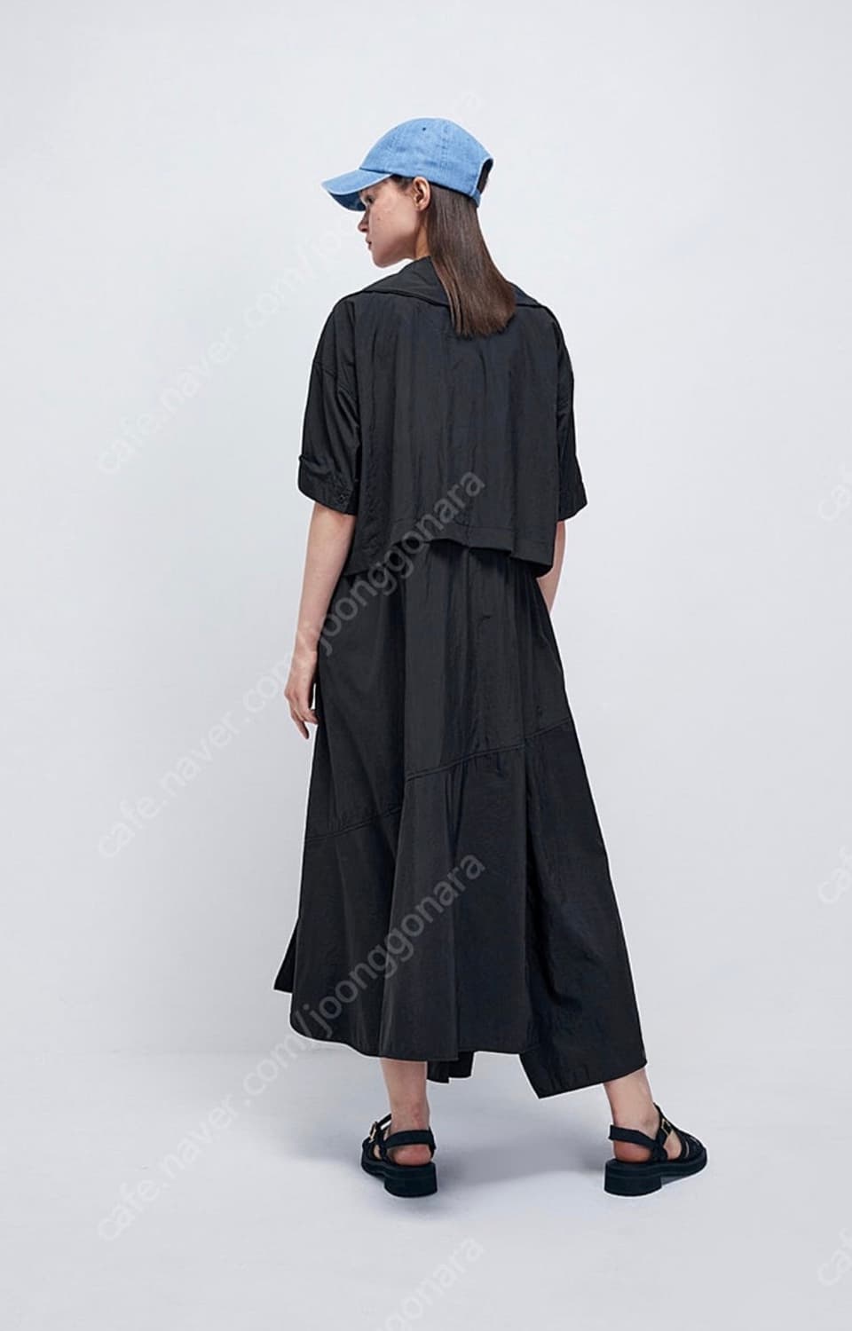 시스템 하프집업 바스락 원피스 22년 상품이미지7