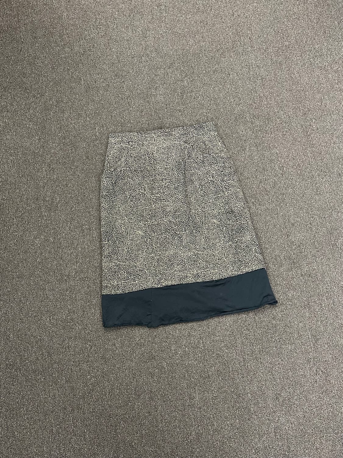 44)Japanese vintage 레오파드 레이어드 미디 스커트 상품이미지3