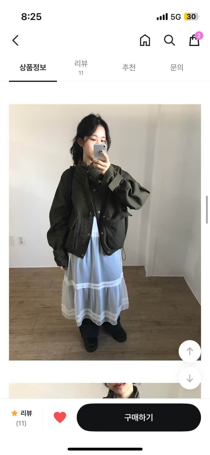 더기 쉬어 핀턱 롱 드레스 상품이미지5