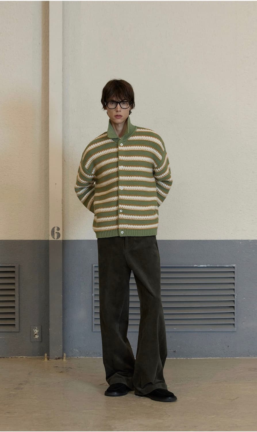 STU / 루즈핏 코듀로이 팬츠 / 카키 / [M] 상품이미지2