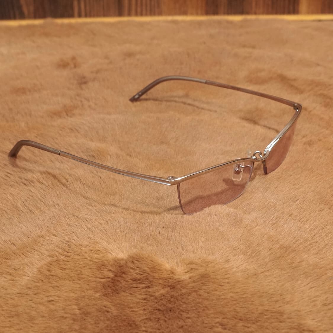 솔리드 블루 Japan 티타늄 안경 상품이미지6