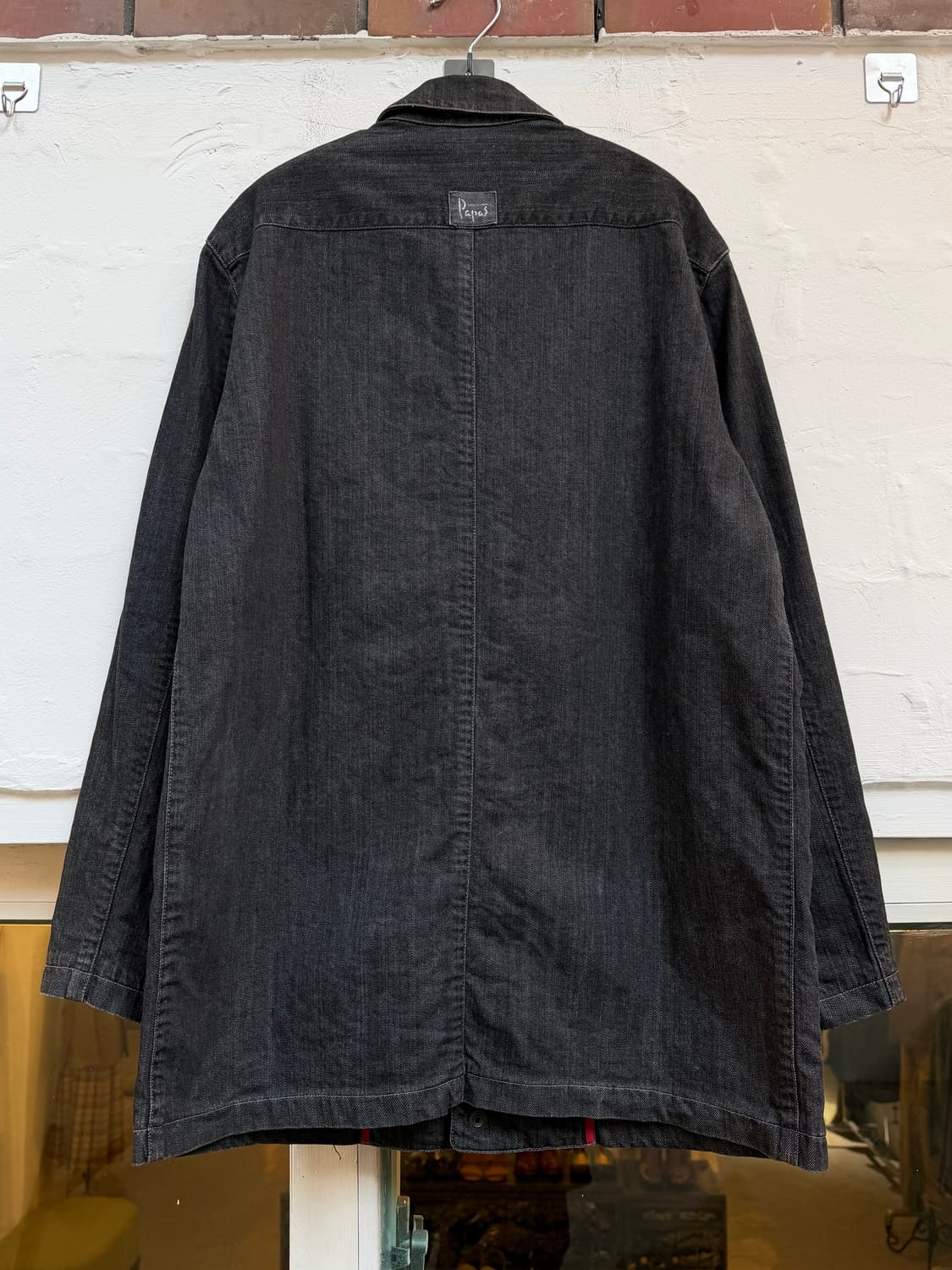 Papas 파파스 블랙 데님 자켓 50[L] 상품이미지10