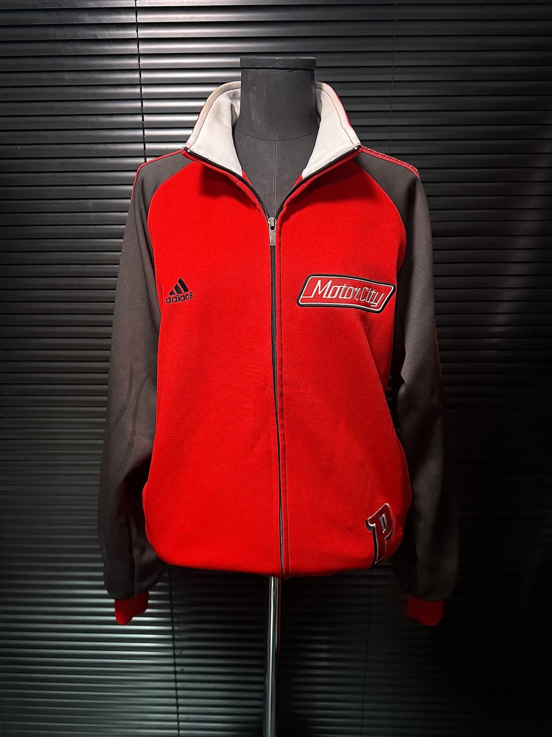 아디다스 NBA 디트로이트 레드 져지 저지 트랙탑 집업 농구 트레이닝 S 상품이미지2