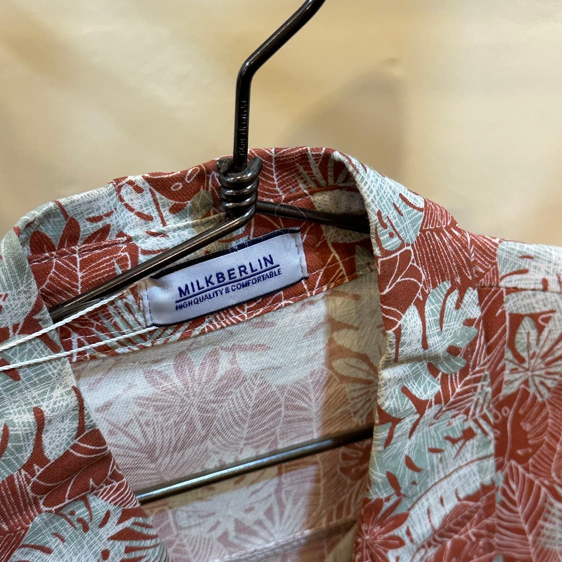 빈티지 패턴 하와이안 반팔 셔츠 상품이미지2