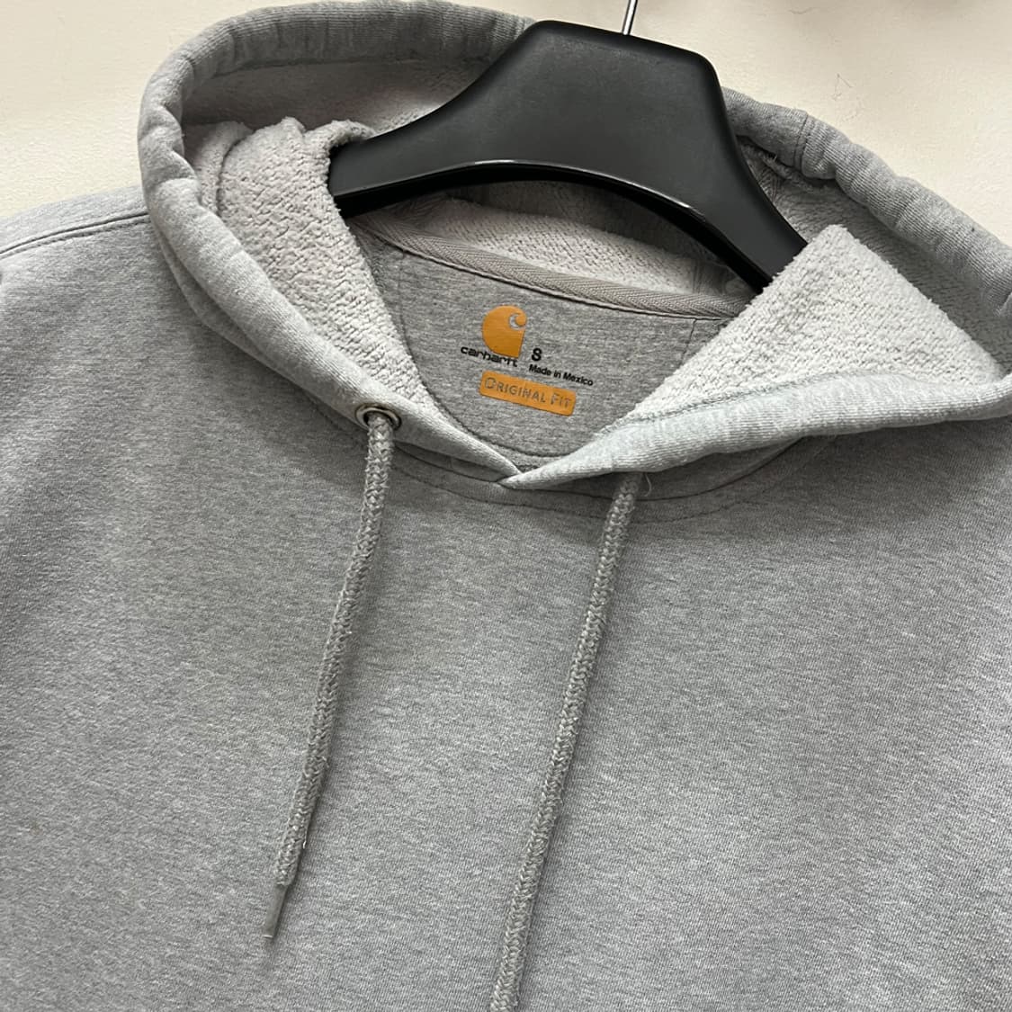 칼하트 오리지날핏 그레이 후드티 S 상품이미지3