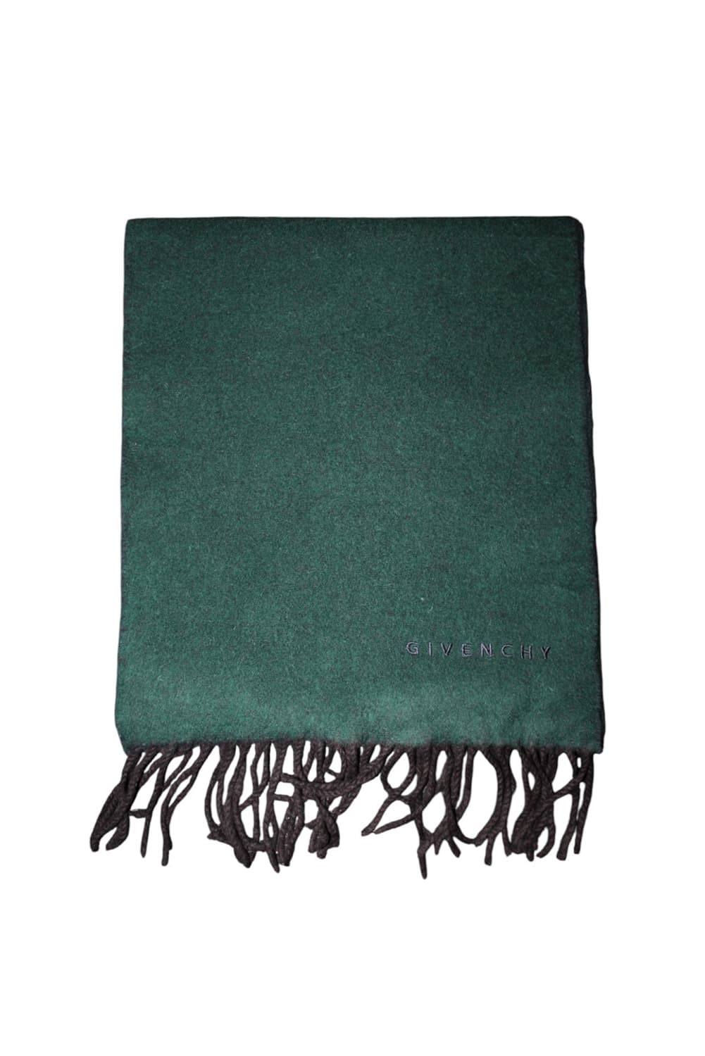 지방시 그린네이비 램스울100% 머플러 상품이미지1