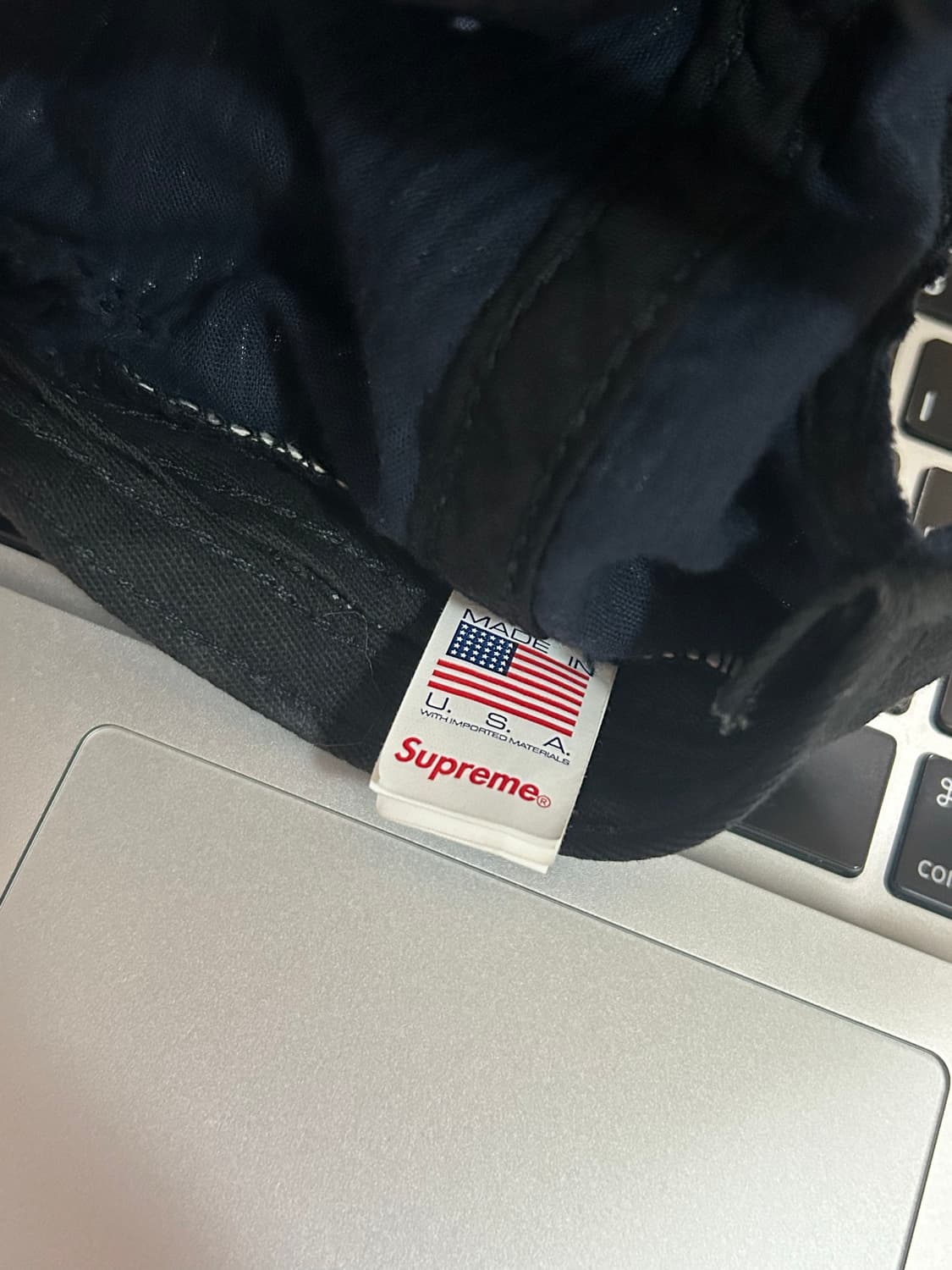 Supreme 슈프림 코듀로이 S로고 6패널 네이비 상품이미지4