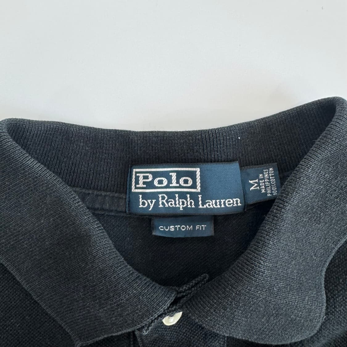 Polo 폴로 옐로우 빅포니 블랙 카라티 상품이미지5