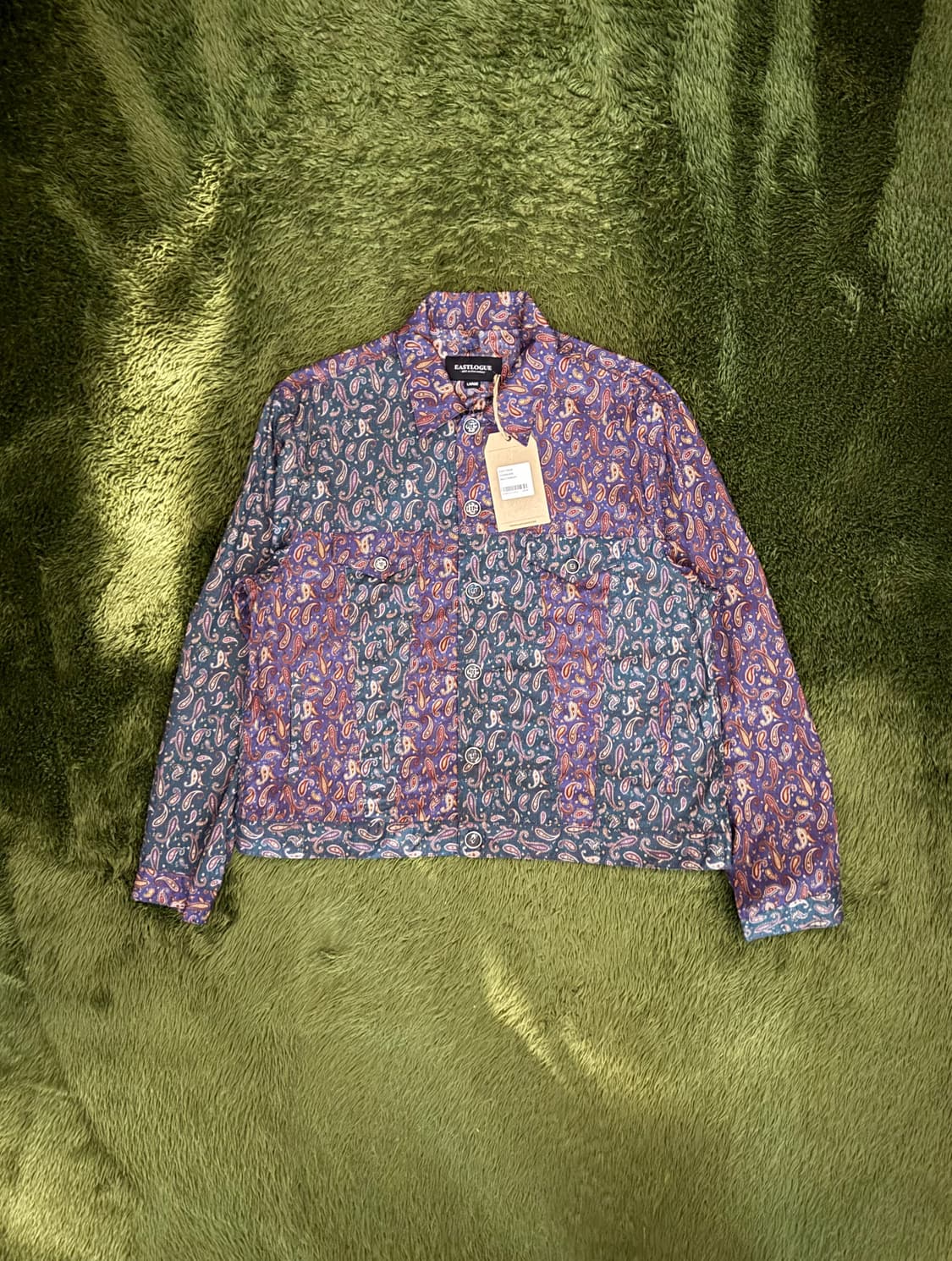 [L] EASTLOGUE 이스트로그 멀티 페이즐리 트러커 셔츠 자켓 상품이미지1