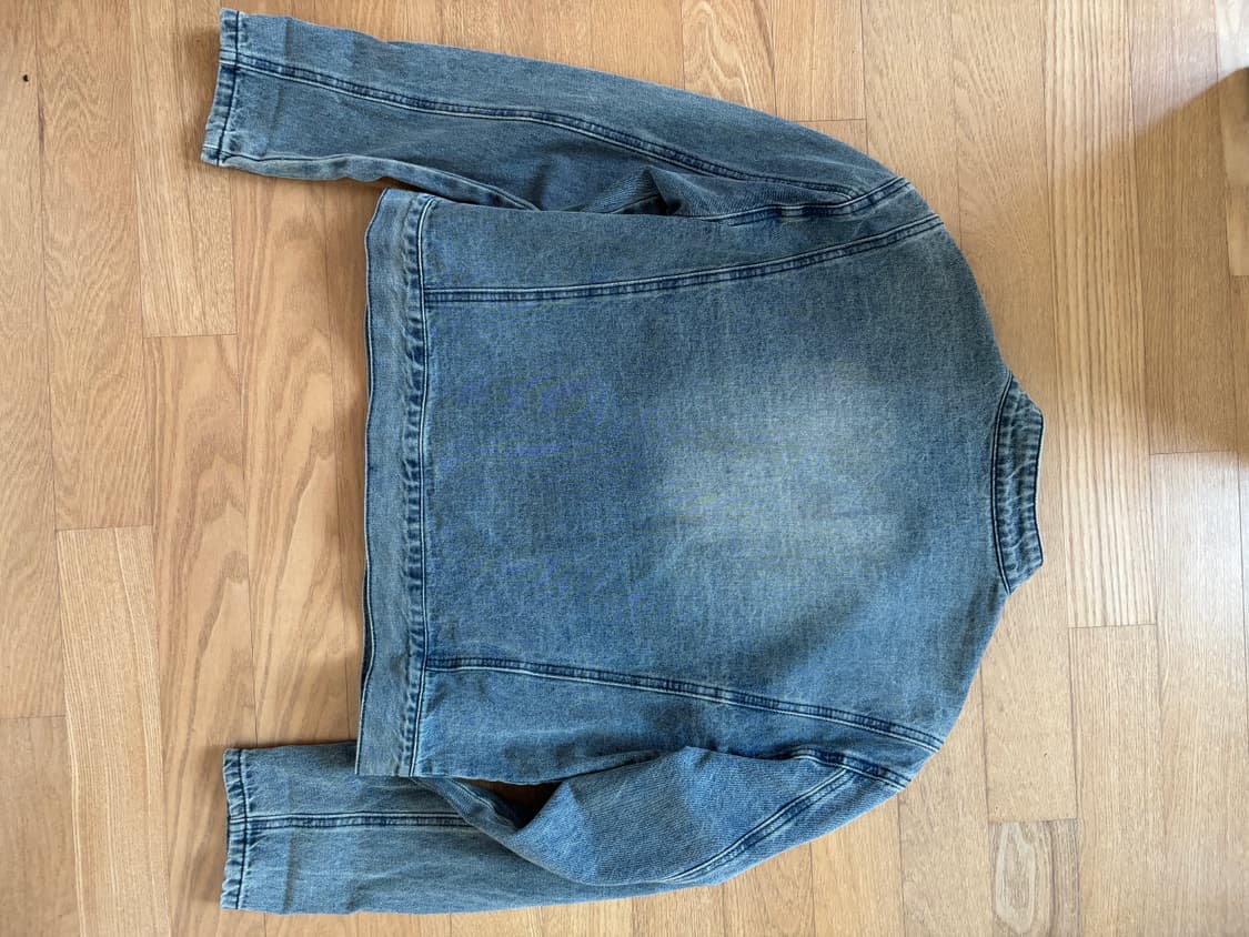 슈퍼서브 워싱 크롭 데님자켓 워시드 블루 M 상품이미지2